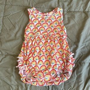 Little Sleepies Primary Rainbows Bubble Romper